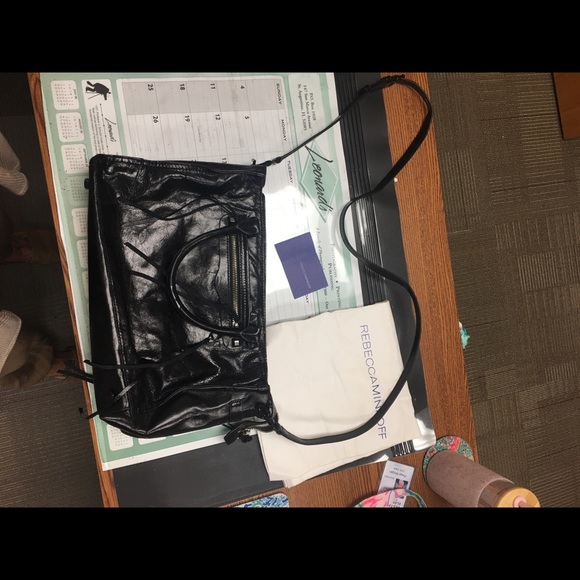 Rebecca Minkoff black satchel - Picture 1 of 5